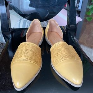 Bueno Bella D’Orsay Leather Flats - size 40/9.5